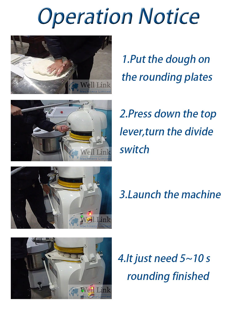 dough rounder operation notice